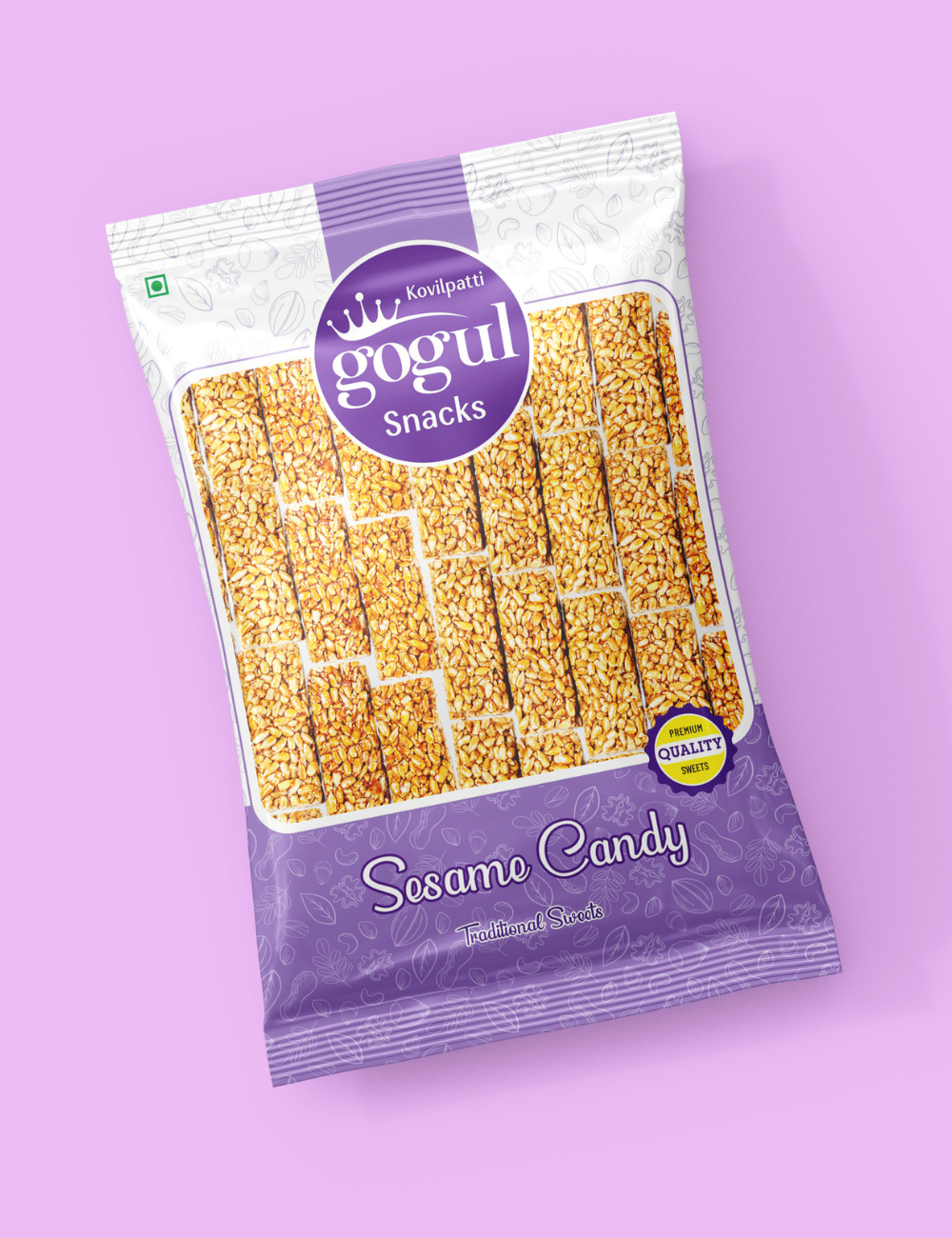 White Sesame Chikki Candy