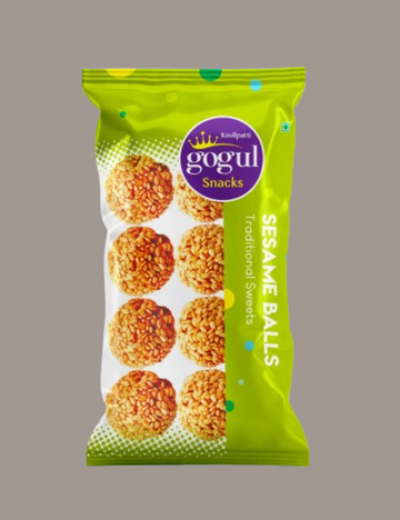 white Sesame Chikki Balls