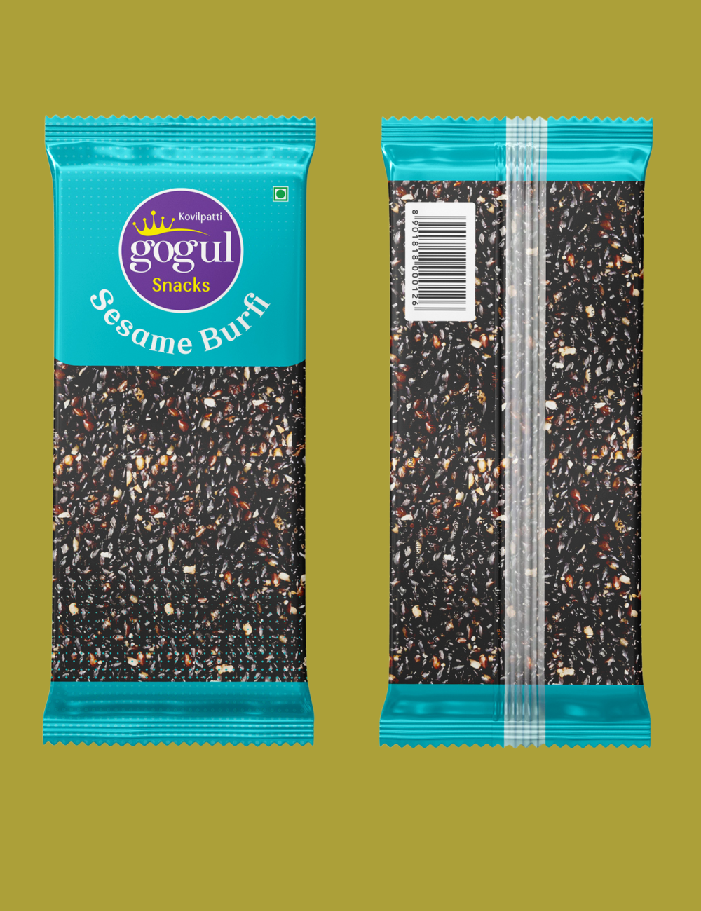 Black Sesame Chikki Burfi